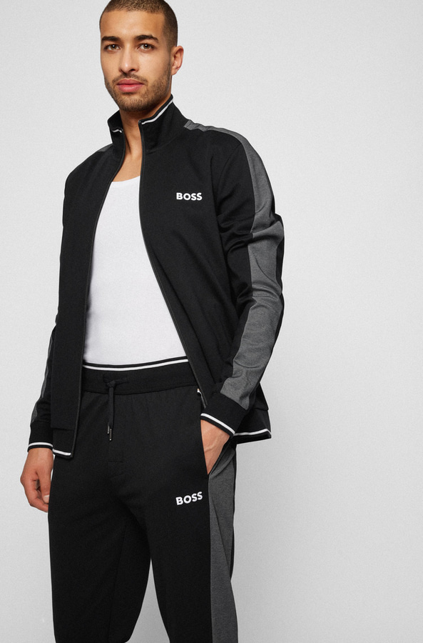 ΠΑΝΤΕΛΟΝΙ ΦΟΡΜΑΣ BOSS LOUNGEWEAR - 001 ΜΑΥΡΟ